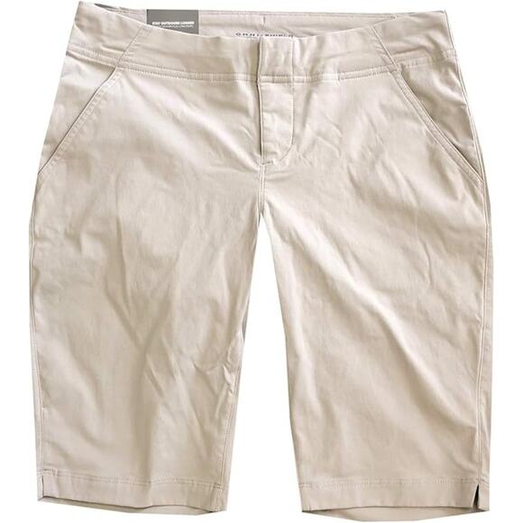 NWT Columbia Women Omni-Shield Stretch Climber Canyon Shorts (16, Khaki)